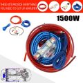 1500W Car Amplifier Installation Wiring Harness Kit 8GA Audio Amplifier Subwoofer Cable. 