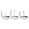 10Pcs Black Metal Pinch Alligator Hair Clips 40mm With Wire Coil Spring Craft Hairpin For Fashion Party Favor Children Toy Yao Store.