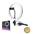 10inch Ring Light Tripod Stand Studio Set for YouTube/Facebook Live Video/Tiktok Video - 7 Feet Long 200 Cm.
