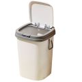 【Free shipping】 Household Trash Can Waste Basket Office Toilet Desk Garbage Room Kitchen Bins Pp Bedroom Lid Slim Bathroom Trashcans Kitchens. 