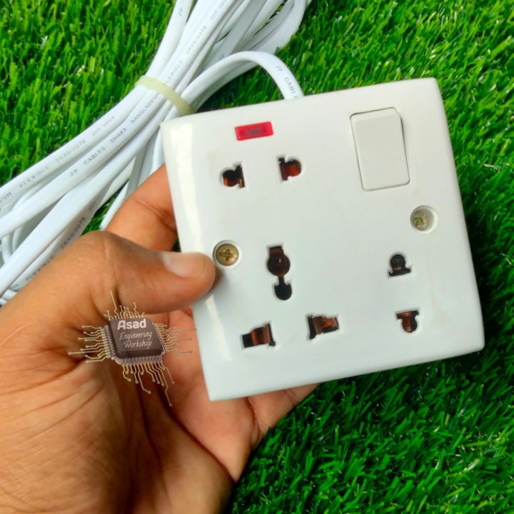 Handmade%20Multiplug%20(Heavy%20Duty%20+%20Long%20lusting)%206%20Pin%20/%203%20Port%20with%20Universal%20Socket%20and%20100%25%2015%20Fit%20Multi%20Plug%20Custom%20Made%20-%20Image%203