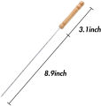 12 Pieces 38cm Barbecue Skewers Wooden Handle BBQ Meat Needle Roast Fork Kebab Stick Barbecue Tools 12 Pieces 38cm Barbecue Skewers Wooden Handle BBQ Meat Needle Roast Fork Kebab Stick Barbecue Tools 12 Pieces 38cm.