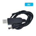 USB Power Boost Line DC 5V To DC 5V / 9V / 12V Step Up Module USB Converter Adapter Cable 2.1x5.5mm Plug for Arduino WIFI. 