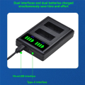 LCD Dual Battery Charger for 250D 200D M3 M6 750D 760D T6i T6s 800D 8000D Kiss X8i Cameras-LP-E17 LP-E17. 