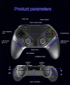 For PS4/PS3/PC/Android/IOS mobile phone Bluetooth wireless gamepad game controller with vibration programming function. 