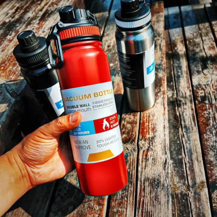 800Ml Portable Thermos Bottle 304 Stainless Steel Water Bottle Double Wall  Vacuum Flask Insulated Tumbler Travel Cup Mug