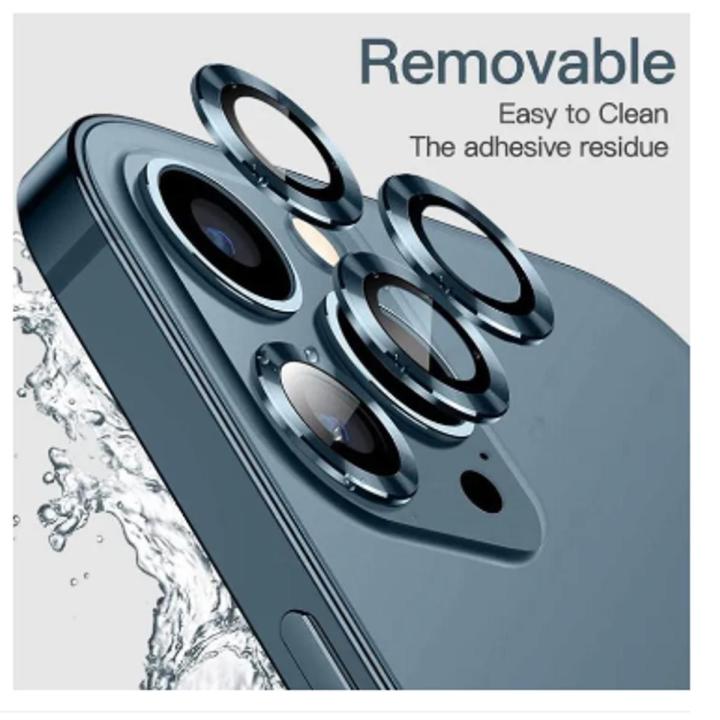 WSKEN Camera Lens Protector For Apple IPhone 12 Pro Max Premium HD Tempered Glass Metal Ring - View #4