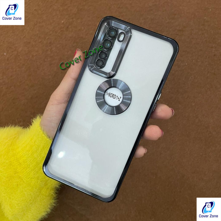 For OnePlus Nord Phone Case Logo Cut Magsafe Lens Protection