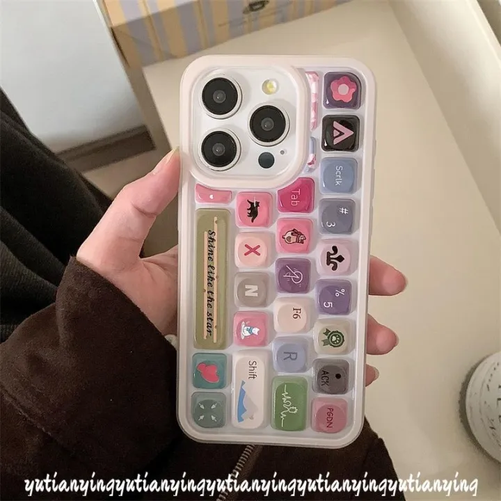 Creative%20Cute%20Love%20Cartoon%20Flower%20Candy%20Color%20Keyboard%20Case%20Compatible%20for%20IPhone%2015%2011%2016%2012%2014%2013%20Pro%20Max%2011%2016%2015%2012%2014%2013%20Pro%203D%20Keyboard%20Stress%20Relief%20Entertainment%20Soft%20Case%20-%20Image%206