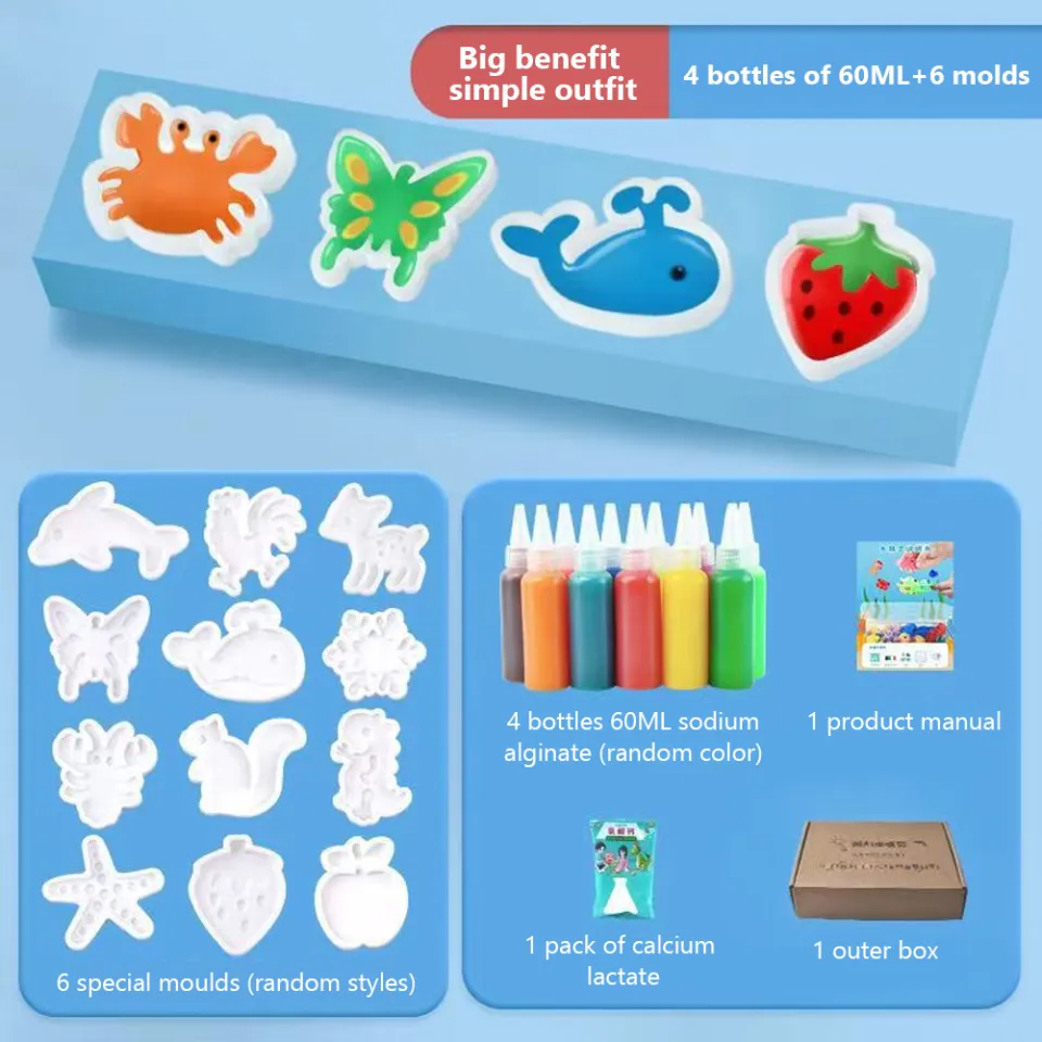 Magic Water Elf Handmade Water Toy Creative DIY Marine Life Mold