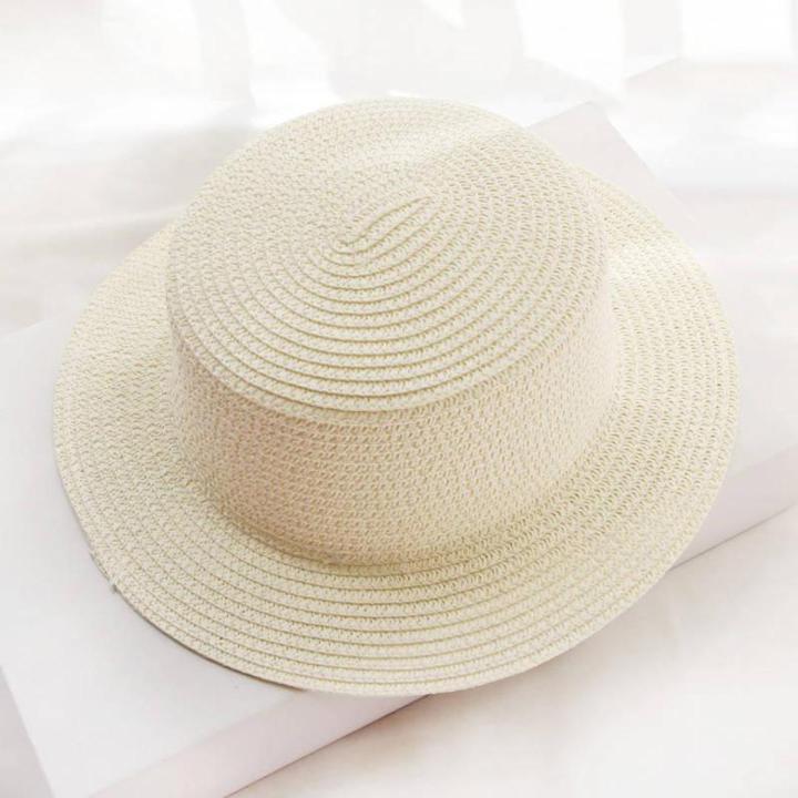 Simple Summer Parent-child Beach Hat Women's Casual Panama