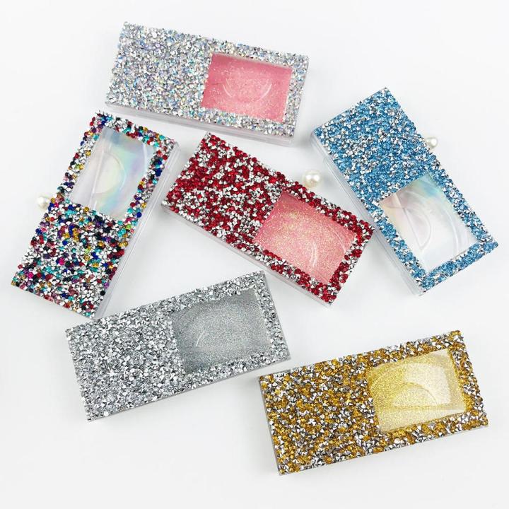 False Eyelash Box Lashes Box Mink Lashes Box Package With Logo Empty Eyelashes Box Package With Tray