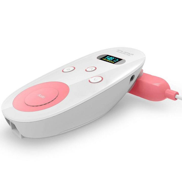 Fetal Doppler Upgraded Fetal Home Pregnancy Heart Rate Monitor Baby ...