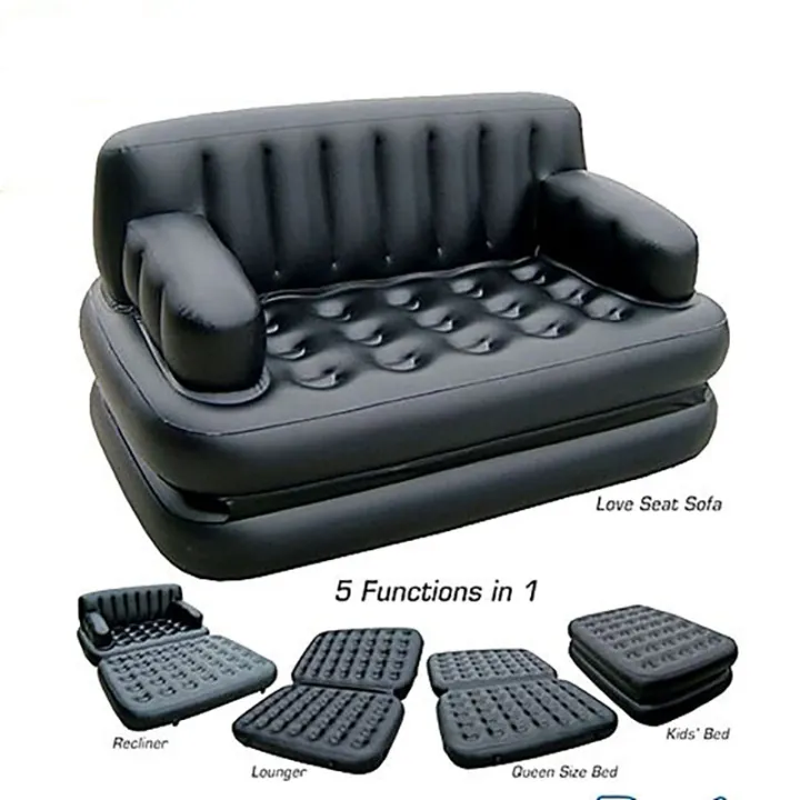 5%20in%201%20Multifunction%20Inflatable%20Fasion%20Air%20Sofa%20Double%20Bed%20Mattress%20-%20Image%202