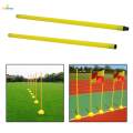 Soccer Training Markers Bright Colors Football Sign Pole for Soccer Football. 