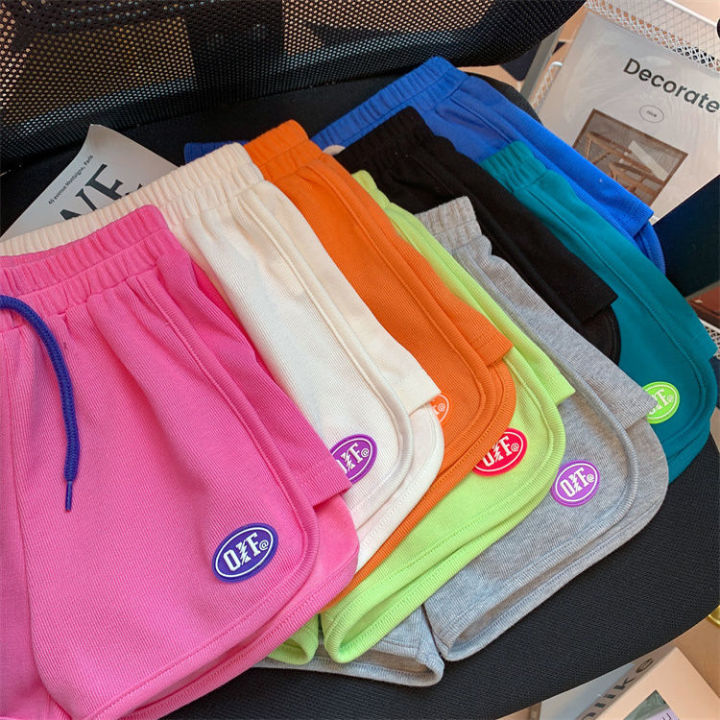 Girls' Shorts Summer Wear2022New Korean Style Western Style Medium and Large Children's Candy Color Outerwear Baby Girls' Casual Shorts