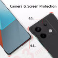 Frameless Slim Skin Matte Hard PC Back Cover Case On For Xiaomi Redmi Note 13 Pro Plus Note13 Pro+ 5G ShockProof Fundas Coque.