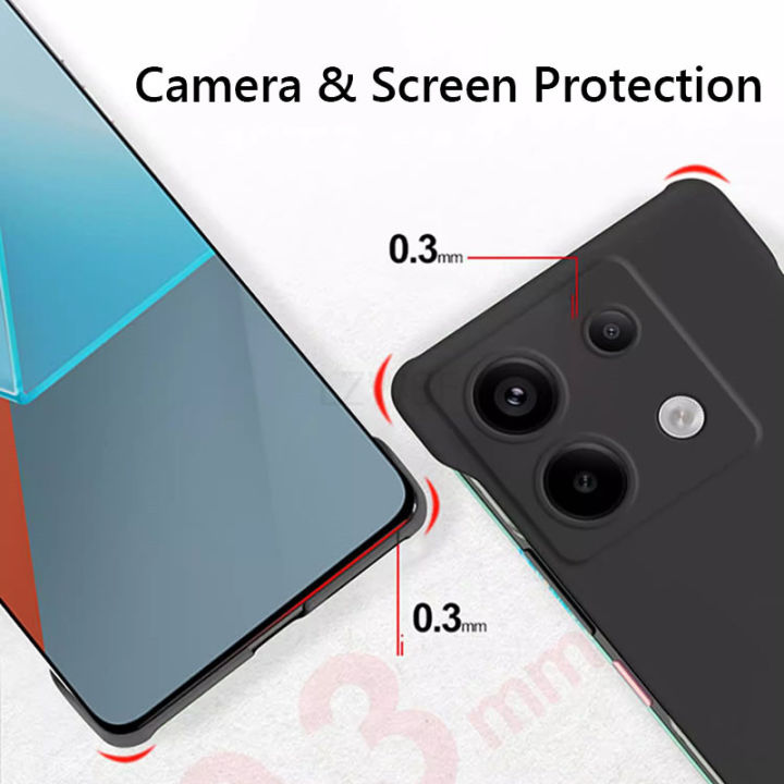 Frameless%20Slim%20Skin%20Matte%20Hard%20PC%20Back%20Cover%20Case%20On%20For%20Xiaomi%20Redmi%20Note%2013%20Pro%20Plus%20Note13%20Pro+%205G%20ShockProof%20Fundas%20Coque%20-%20Image%203
