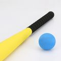 2 Set Foam Baseball Bat with Baseball Toy Set for Children Age 3 To 5 Years Old-Red & Yellow. 