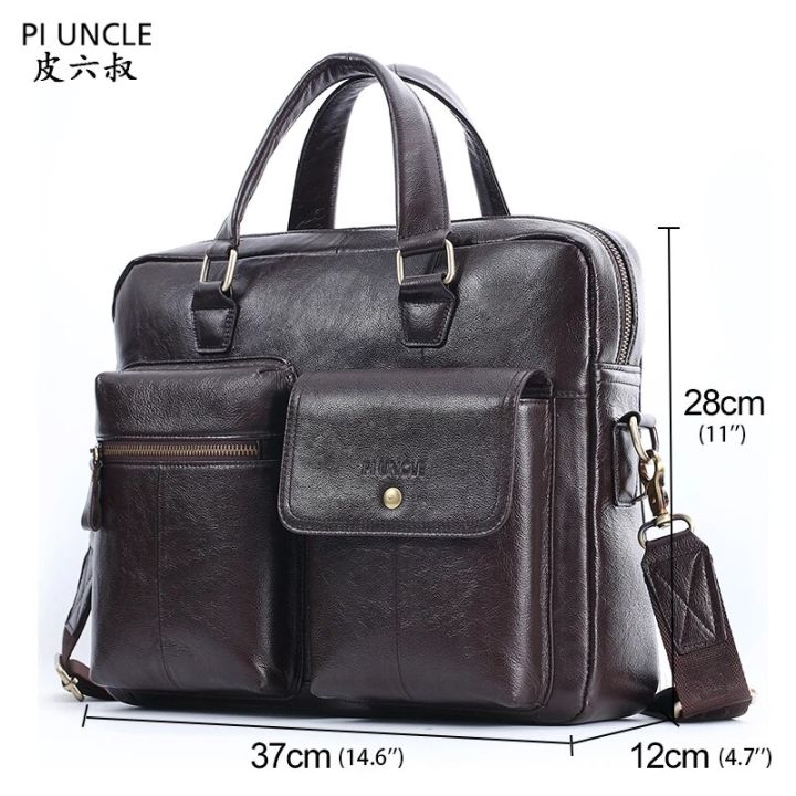 PIUNCLE%20Men's%20Briefcase%20Bag%20Men's%20Genuine%20Leather%20Laptop%20Bag%20Men%20Vintage%20Designer%20Luxury%20Brand%20Porte%20Document%20Office%20Bag%20For%20Men%20-%20Image%207