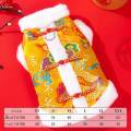 New Year Chinese Dragon Robe Costume Clothing Clothes 2024 Dog Costume L.