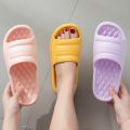 New Women Home Slippers Summer Non-slip Indoor Bathroom Sandals EVA Flat Shoes Women Men Couples Flip Flops Slides Sandalias. 