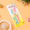 3pcs Colorful Eyebrow Trimmer Face Hair Razors Women Eyebrow Shaver Hair Removal Makeup Tools. 