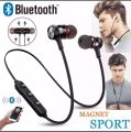 Sports Overfly Bluetooth Headphones Metal Magnetic Sports Headsets Stereo Music Earbuds Wireless Bluetooth Earphones For Mobile Phone - Bluetooth Earbud. 