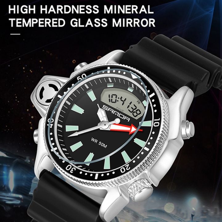 SANDA%203008%20Multifunctional%20Men%20Outdoor%20Sports%20Noctilucent%2050m%20Waterproof%20Digital%20Wrist%20Watch%20-%20Image%203