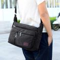 Men Canvas Shoulder Bags Multi Pocket Male Travel Office Messenger Totes Handbag. 
