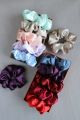 Hair Silk Bands for Girls- 4 pcs. 