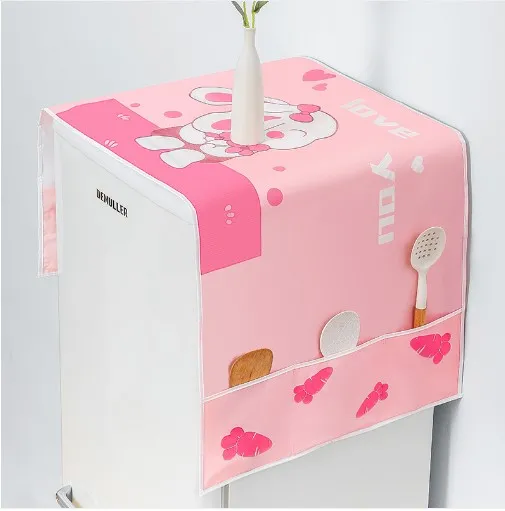 1PCS%20Dust%20Cover%20Refrigerator%20Cover%20with%20Pocket%20Double%20Sided%20Storage%20Hanging%20Bags%20Household%20Non-Woven%20Cloth%20Fridge%20Cover%20-%20Image%204