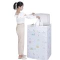 1pc Waterproof Washing Machine Cover, Top Loading Washing Machine Cover, Arranged Roller Laundry Dustproof Protector.