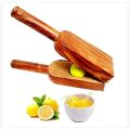 Handmade Wooden Lemon Squeezer Or Juicer. 