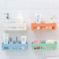 Multipurpose Bathroom Shelf, Wall Hanging Storage Rack / with Self Adhesive Magic Sticker.