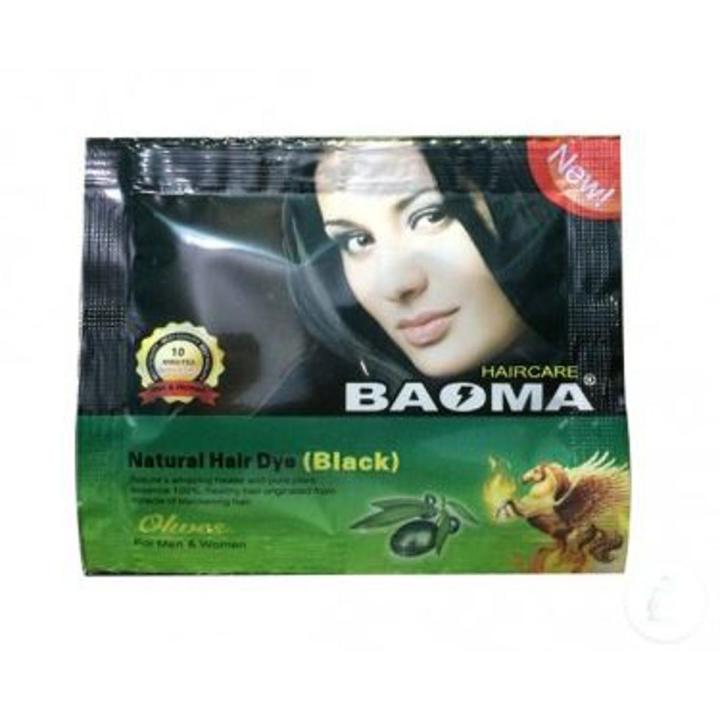 Baoma Natural Hair Dye Black 10ml - Combo of 12pack