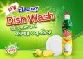 Cleanzy Dish Wash Liquid 500ml ( Buy 1 Get 1 Dishwashing Liquid 250ml Refill Pack Free). 