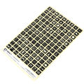 Car Stickers Luminous Films Buttons Switch Label Relay Decoration Interior Circuit Panel Decals Automotive Accessories Universal.