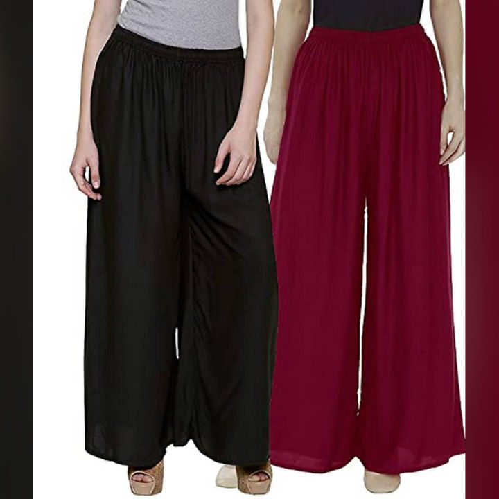 New%20Fashion%20%20Stylish%202pcsLinen%20Palazzo%20For%20woman%20-%20Image%202