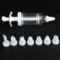 8pcs Cake Nozzles for Icing Syringe Mold Icing Piping Cream Syringe Tips Set Pen Bag Cake Decoration Tool.