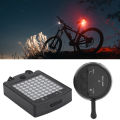 USB Bike Bicycle Tailight Turn Brake Signal Remote Turning Indicator Light Lamp. 