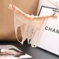 Crotch Opening Women's Panties Lingerie Lace Bowknot G-string Thong Floral Temptation Underwear for Ladies Pantys Honoria. 