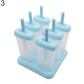 6 Grids Silicone Summer Ice-lolly Ice Cream DIY Maker Mould Tray with Stand. 