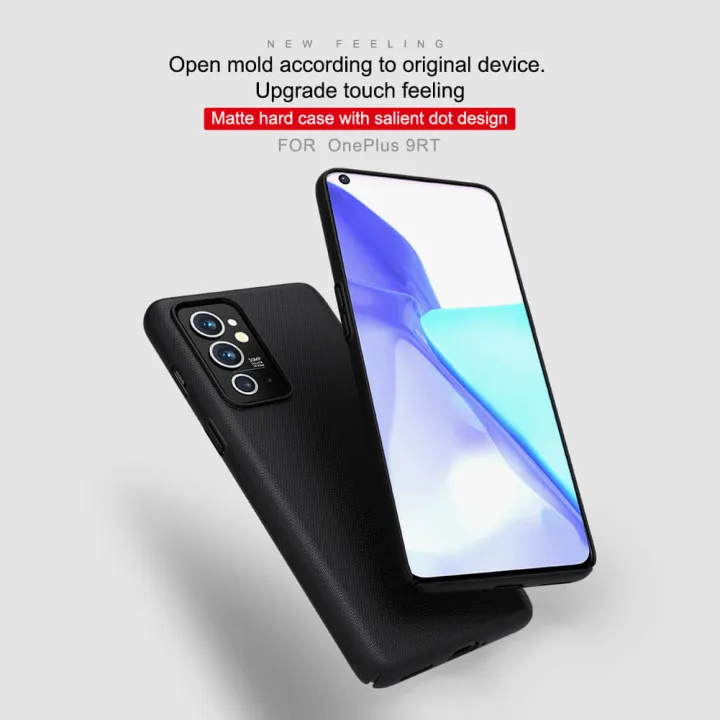Nillkin%20(%7B1+9RT%20%7D%20Super%20Frosted%20Shield%20Matte%20cover%20case%20for%20Oneplus%209RT%205G%20-%20Black%20(Back%20Case%20Cover%20For%20Smartphone)%20-%20Image%206