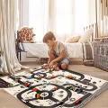 Road Mat Children Traffic Car Map Boy Girls Educational Toy Road Plastic Carpet Baby Play Mat for Baby Mats City Kids Toys Games. 