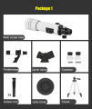 BORWOLF F40070 Professional Astronomical Telescope for Space Monocular 70400 Powerful Binoculars Night Vision for Star Camping. 