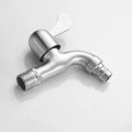 Wall Mount Washing Machine Faucet Stainless Steel SUS 304 butterfly water tap.
