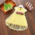 【KuaKe Mall】(NEW)Toddler Infant Kids Baby Girls Summer Floral Dress Princess Party Dresses 0-3Y.