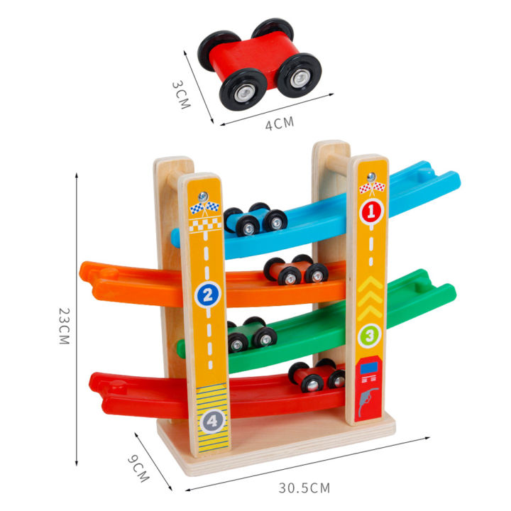 TOP%20BRIGHT%20Wooden%20Car%20Ramp%20Toys%201%202%203%20Year%20Old%20Boy%20Gifts,%20Montessori%20Toys%20for%20Toddlers%20-%20Toddler%20Race%20Track%20Car%20with%204%20Cars,%204%20Ramps,%20Parking%20Lot%20-%20Image%209