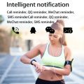 【Lejia】M6 Smart Watches Apple Xiaomi Android Smartwatch Men Women Smart Watch Heart Rate Sports Bracelet Bracelet.